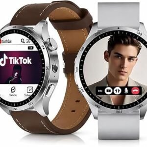 HainoTeiko FG8 Android Smartwatch, 1.43 Inch AMOLED Display, 4GB RAM + 64GB, Wireless Calling, WiFi & GPS, App Download, with 2 Straps – Smart Watch for Men & Women (FG8) Buy Online at Best Price in Egypt .