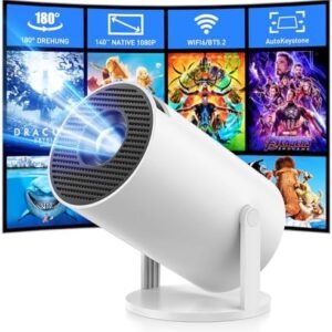 جهاز عرض صغير يدعم دقة 4K وFHD بنظام أندرويد 11 مع واي فاي 6 مزدوج النطاق وبلوتوث 5.2، جهاز عرض سينما منزلي/ جهاز عرض خارجي للموبايل، جهاز عرض ذكي للفيديو مع قدرة دوران 180 درجة وتعديل تلقائي Amazon.eg