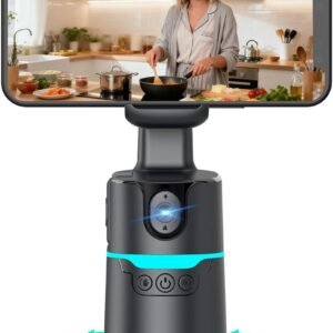 TOALLIN Auto Face Tracking Phone Holder & Tripod, Smart Shooting Gimbal | Remote Control, 360° Rotation Phone Stand for Video Recording Live Streaming Vlogging Buy Online at Best Price in Egypt