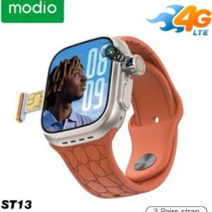 Modio ST-13 Ultra An advanced smart watch with 64GB memory, 4GB RAM, a built-in 180-degree rotating camera, and SIM support for an unprecedented comprehensive experience. Orange Buy Online at Best Price in Egypt - Souq is now Amazon.eg