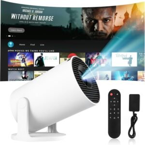 Mini Projector 4K Projector Home Cinema Video Projector 170 ANSI Lumens Portable Projector Wifi6/BT5.0 180° Rotatable and Automatic Keystone Correction with Android 11 Buy Online at Best Price in Egypt - Souq is now Amazon.eg