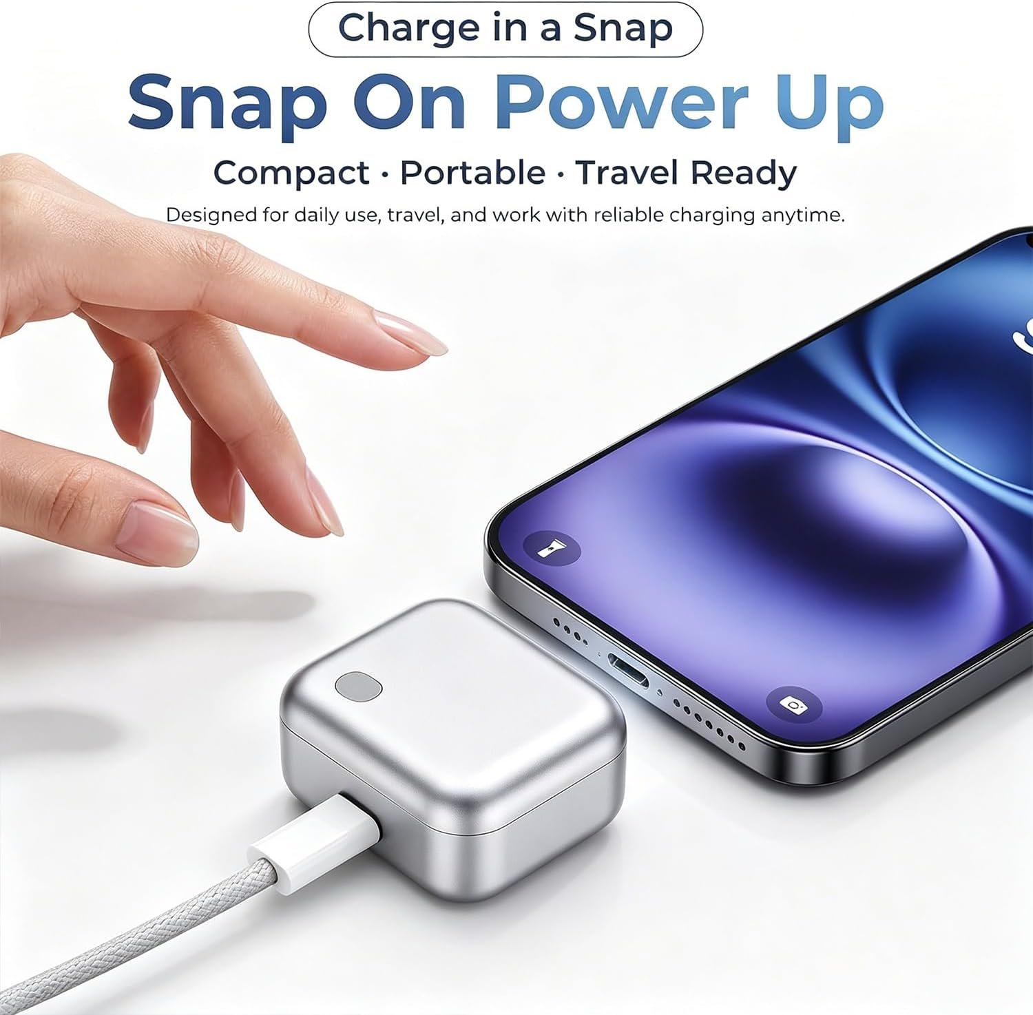 Hexibii & KUWAJIA 140W USB-C Charging Adapter Separator, Physical Disconnect for Overcharge Prevention, Smart Auto Stops Charging When Full, Type-C Compatible with iPhone 17/16/15, Laptops, Tablets Buy Online at Best Price in Egypt . - الصورة 6