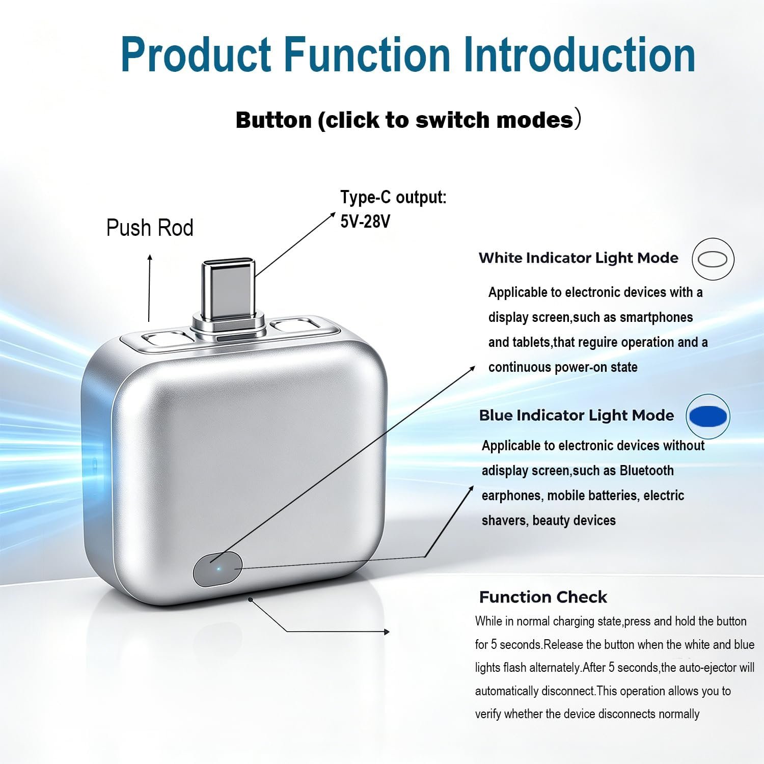 Hexibii & KUWAJIA 140W USB-C Charging Adapter Separator, Physical Disconnect for Overcharge Prevention, Smart Auto Stops Charging When Full, Type-C Compatible with iPhone 17/16/15, Laptops, Tablets Buy Online at Best Price in Egypt . - الصورة 7