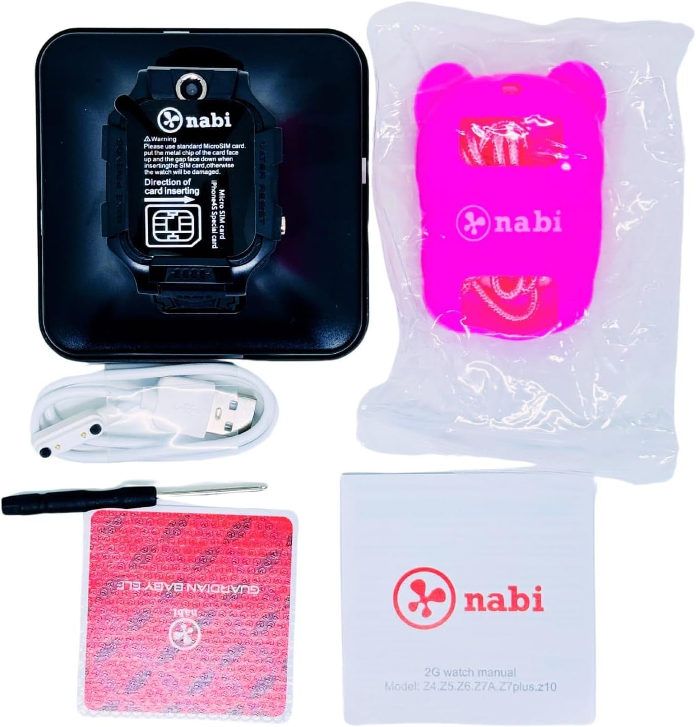 Z7 PLUS Smart Watch for Kids, Waterproof, Accurate Tracking, SIM and Voice Call, GPS Tracking for Parents, Safe and Fashionable Design, Color (Black) (Black) Buy Online at Best Price in Egypt . - الصورة 4