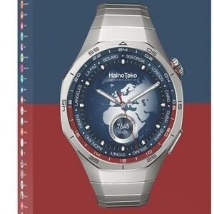 Hainoo Teko germany GT5 Pro Smart Watch RW-65, AMOLED Display, Voice Assistant, 3 Straps, Wireless Charging (Silver) Buy Online at Best Price in Egypt .