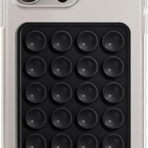 Silicone Sticky Grip, Suction Cup Phone Holder for iPhone and Android, Hands Free Adhesive Phone Grip, Phone Mirror Holder for Selfie and Videos (Black) Buy Online at Best Price in Egypt .