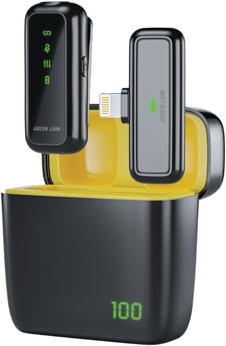 Green Lion 65X Microphone for Lightning - Black Buy Online at Best Price in Egypt .