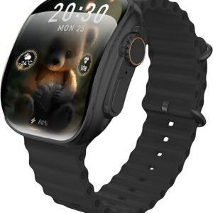 ADHOMAX X10 Ultra3 Curved Screen Smart Watch NFC, Elegant Design 49MM, Fitness Tracker, Calls Wireless Charging, wearfitpro mobile app in IOS & android store, for men and women (Black) Buy Online at Best Price in Egypt .