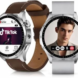 HainoTeiko FG8 Android Smartwatch, 1.43 Inch AMOLED Display, 4GB RAM + 64GB, Wireless Calling, WiFi & GPS, App Download, with 2 Straps – Smart Watch for Men & Women (FG8) Buy Online at Best Price in Egypt .