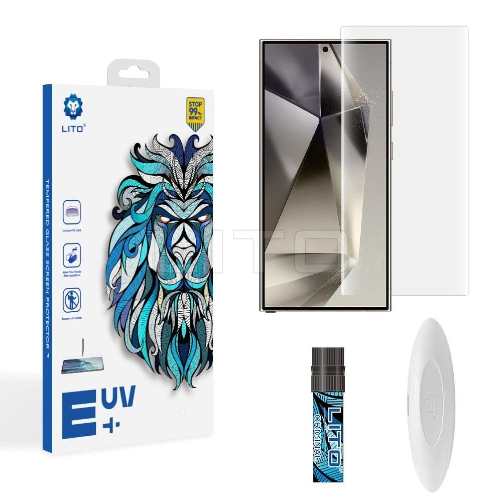 V Volt UV Clear Glass Screen Protector with Installation Tools Compatible with Samsung Galaxy S23 Ultra Shock Proof Perfect Protection Clear View High Touch Sensitivity Bubble Free Buy Online at Best Price in Egypt