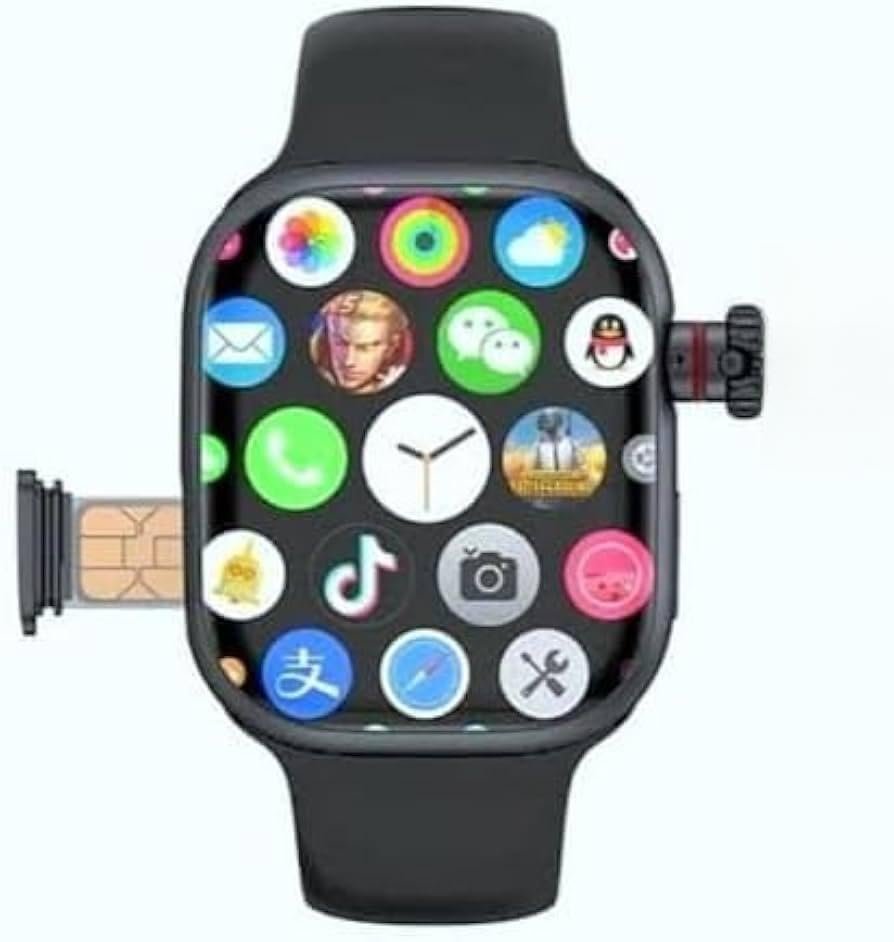 modio ST12 Smart Watch with SIM and Built-in Camera Enjoy an Integrated Experience with HD AMOLED Display and Independent SIM Calling Hidden Camera in Side Button, 64GB Space 4GB RAM Buy Online at Best Price in Egypt .
