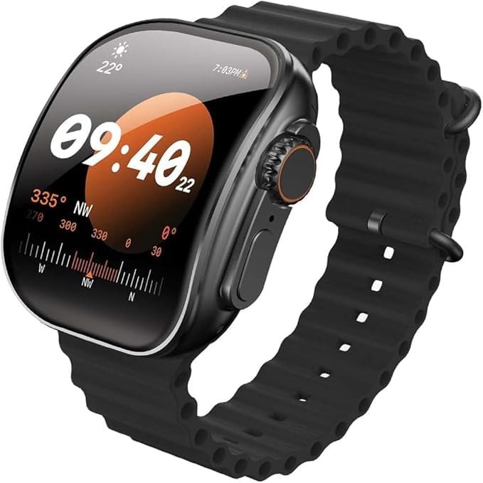TC41 Curve Smartwatch – 2.01" AMOLED Display, AI Assistant, Bluetooth Calls & Fitness Tracker | Wireless Charging | IP68 Waterproof (Black) Buy Online at Best Price in Egypt .