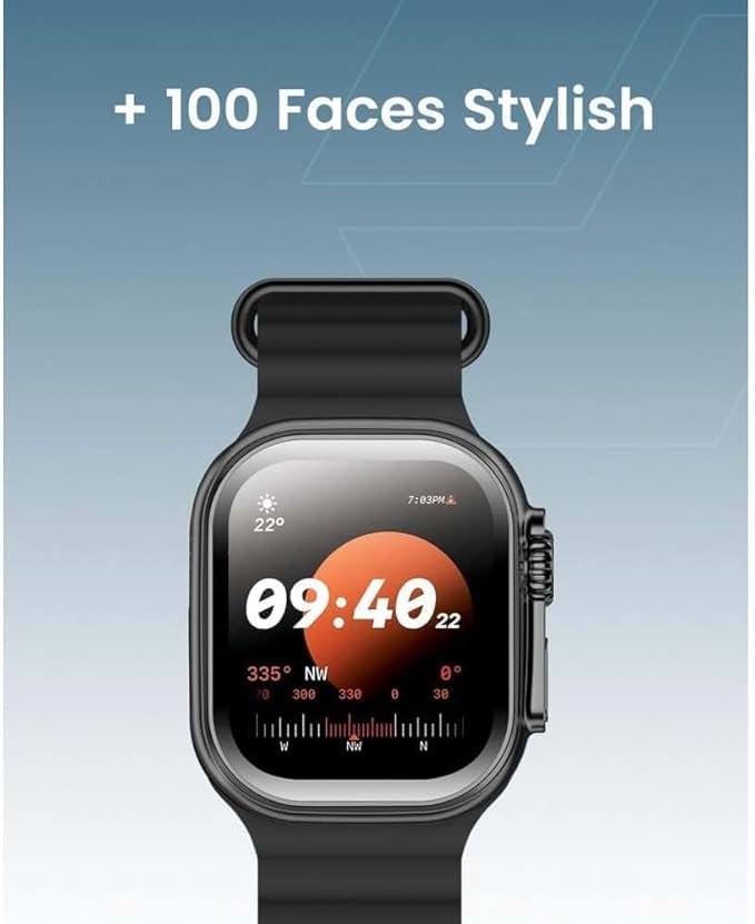 TC41 Curve Smartwatch – 2.01" AMOLED Display, AI Assistant, Bluetooth Calls & Fitness Tracker | Wireless Charging | IP68 Waterproof (Black) Buy Online at Best Price in Egypt . - الصورة 5