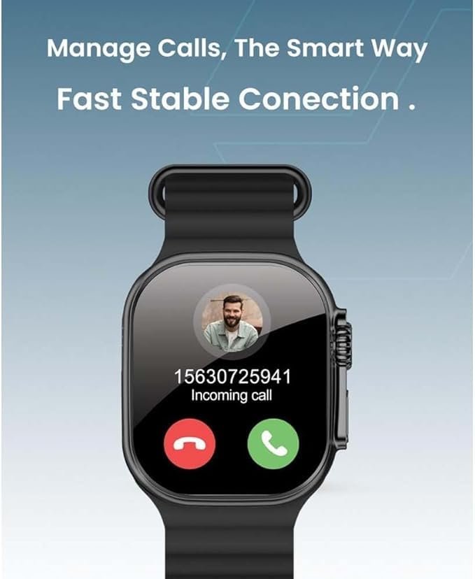 TC41 Curve Smartwatch – 2.01" AMOLED Display, AI Assistant, Bluetooth Calls & Fitness Tracker | Wireless Charging | IP68 Waterproof (Black) Buy Online at Best Price in Egypt . - الصورة 7